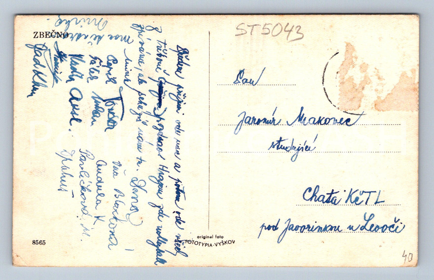 Postcard GENERALLY (ST5043)