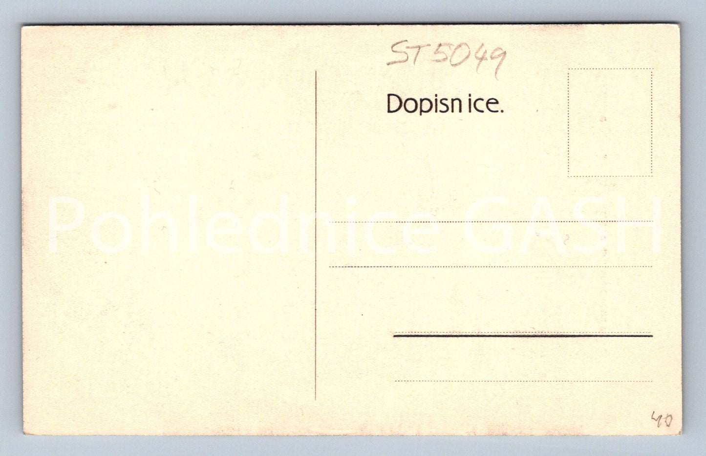 Postcard SEDLICE - OSTENICE (ST5049)