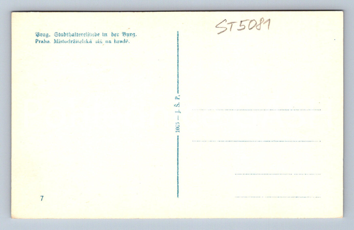 Postcard PRAGUE (ST5081)
