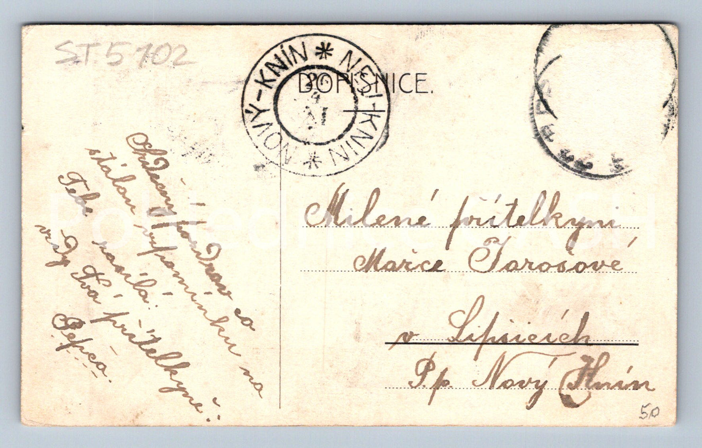 Postcard IMPERIAL DAYS IN PRAGUE 1907 (ST5102)