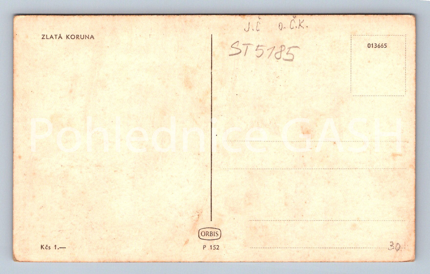 Postcard GOLDEN CROWN (ST5185)