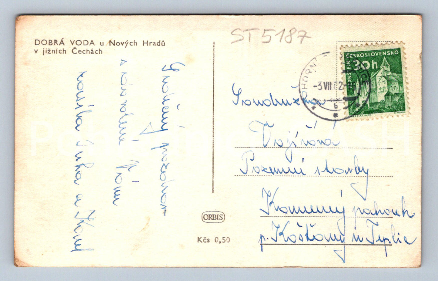 Postcard GOOD WATER AT NEW CASTLE (ST5187)