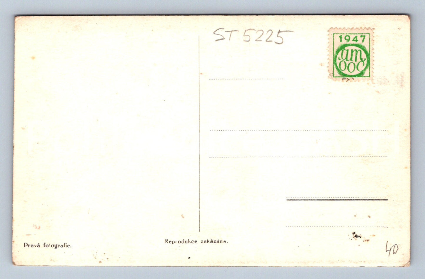 Postcard LÁZNĚ PODEBRADY (ST5225)