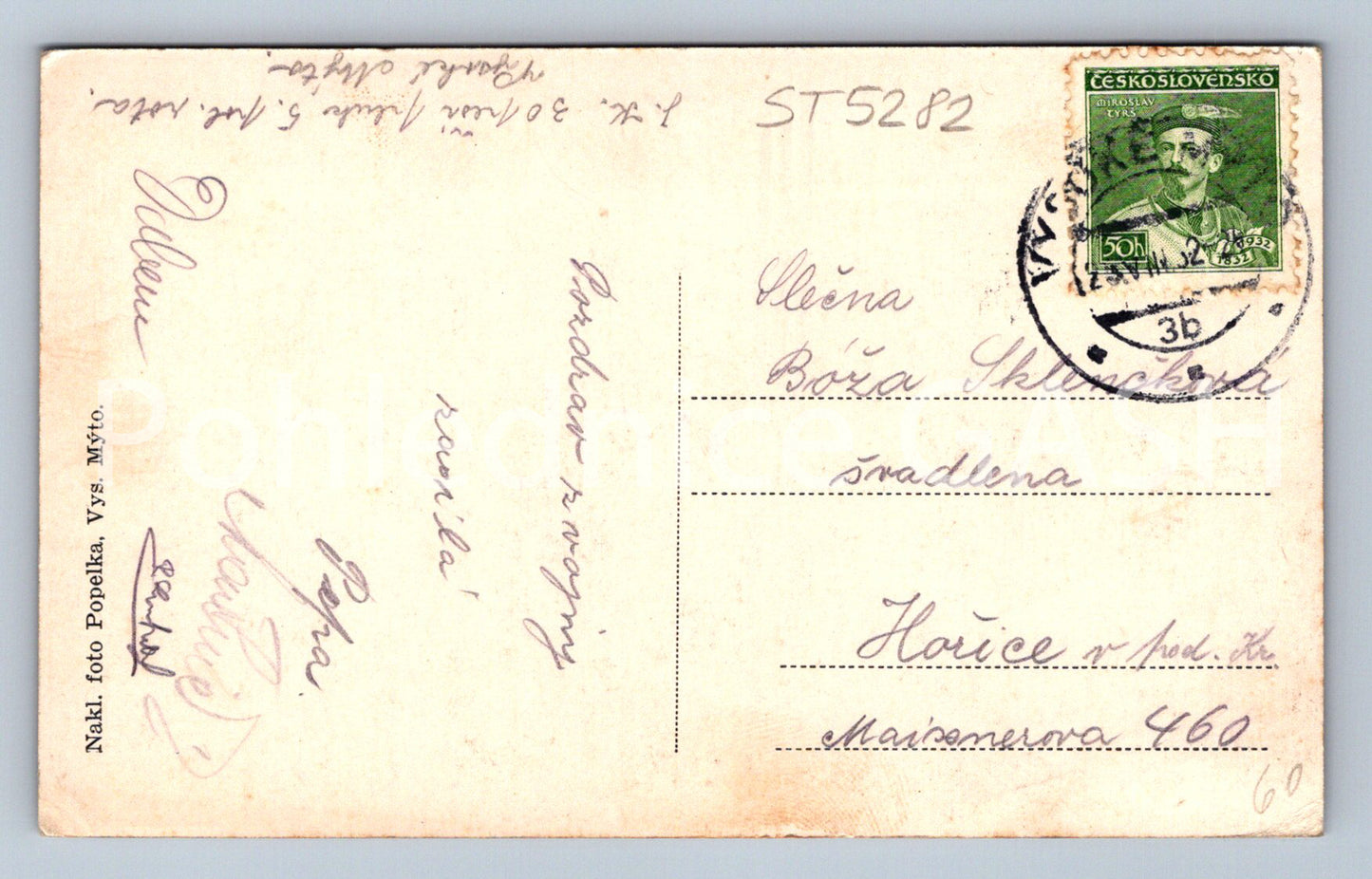 Pohlednice VYSOKÉ MÝTO (ST5282)