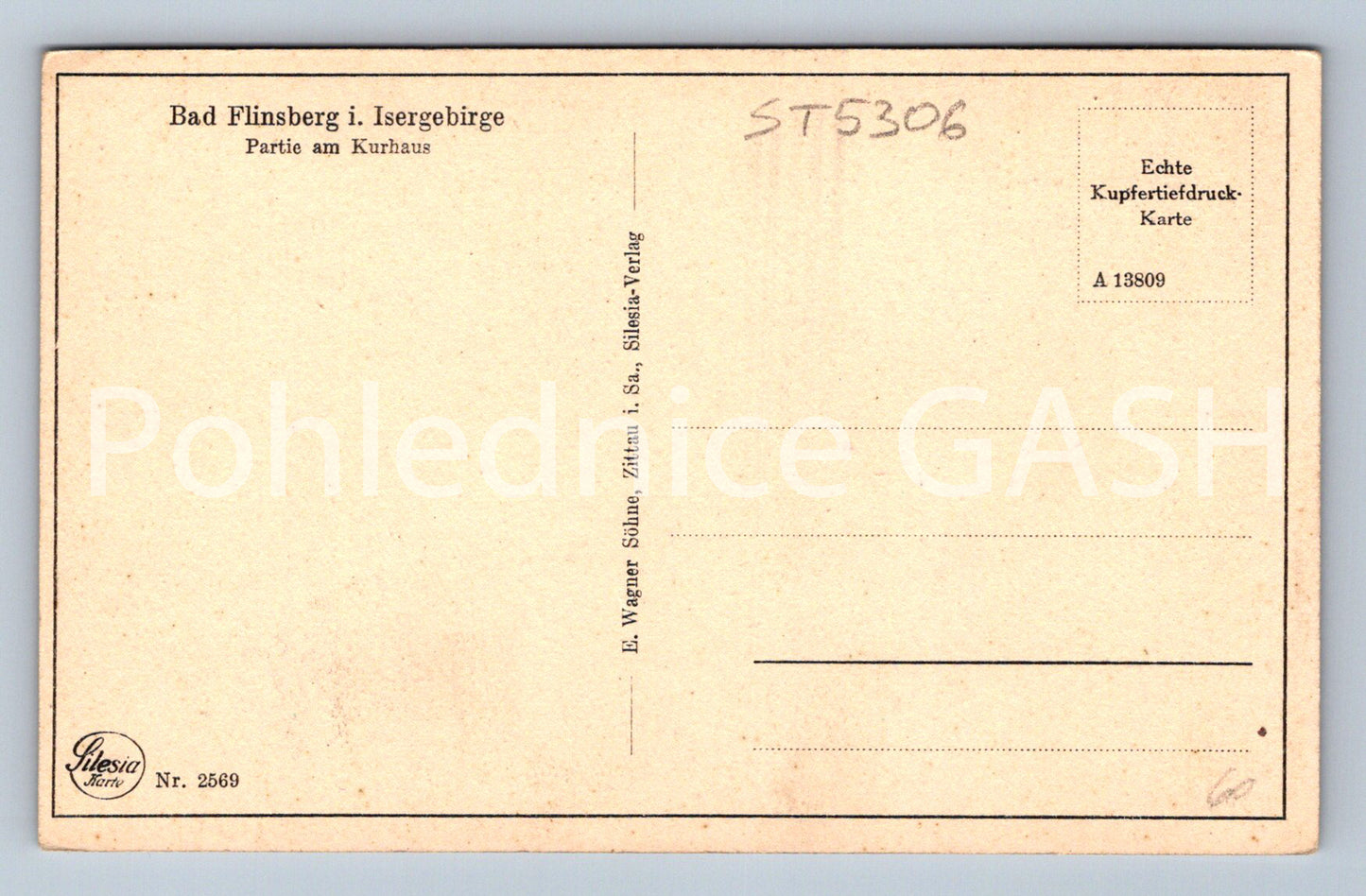 Pohlednice BAD FLINSBERG (ST5306)