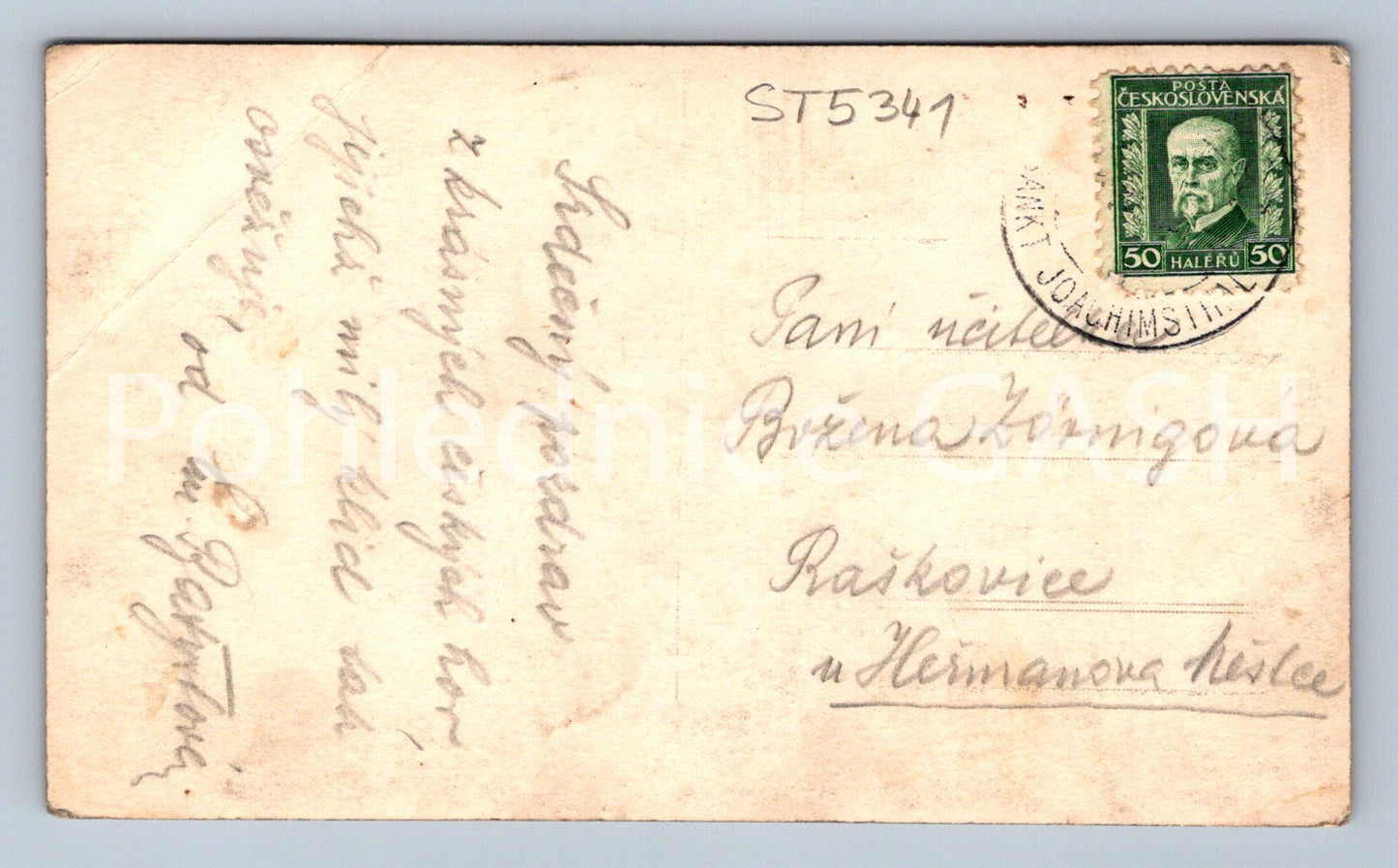 Pohlednice RADIOVÉ LÁZNĚ JÁCHYMOV (ST5341)