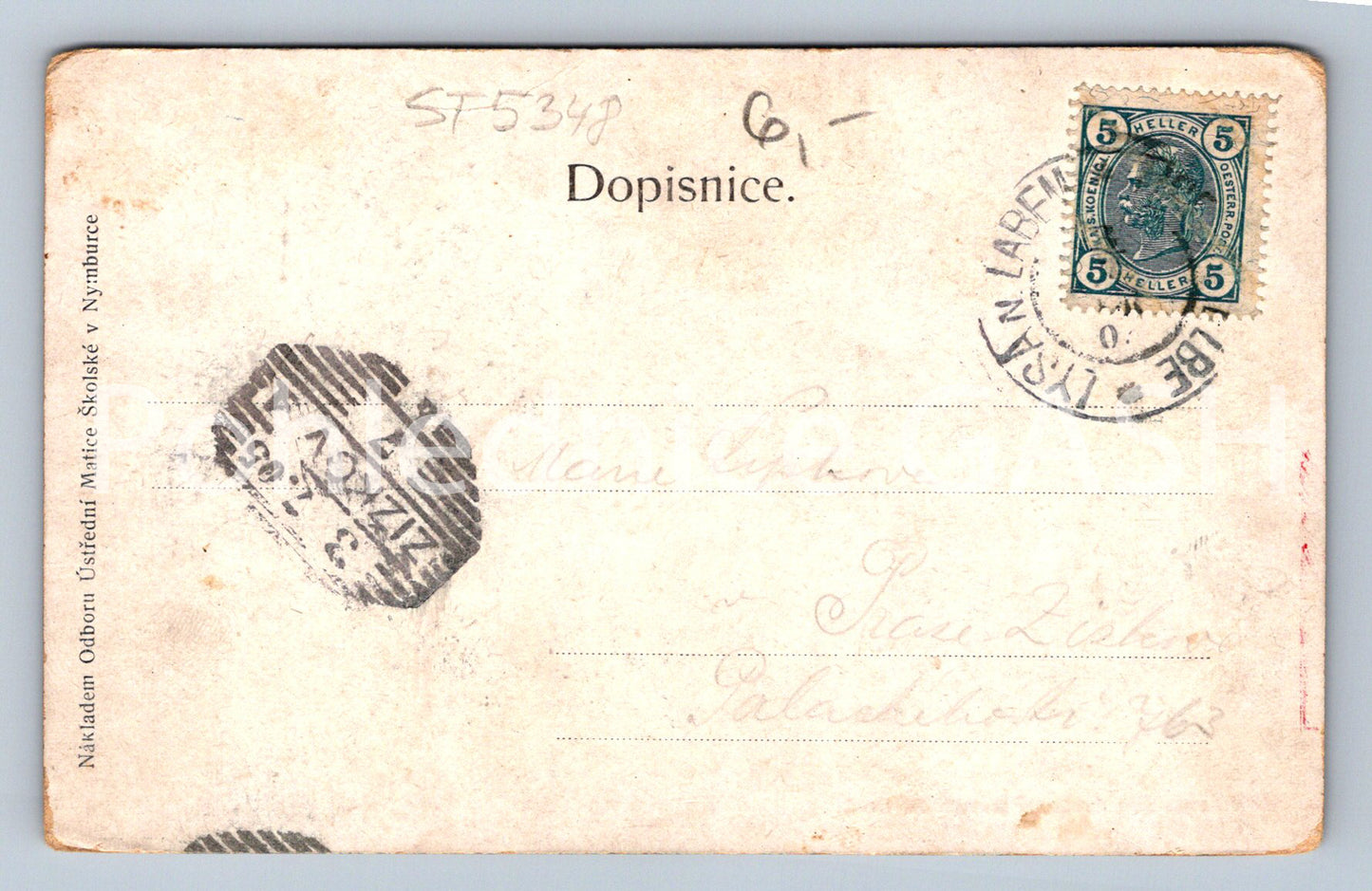 Pohlednice POZDRAV Z NYMBURKA (ST5348)