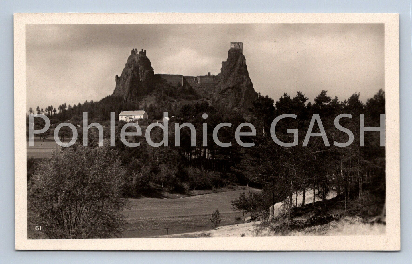 Pohlednice ČESKÝ RÁJ - TROSKY (ST5353)