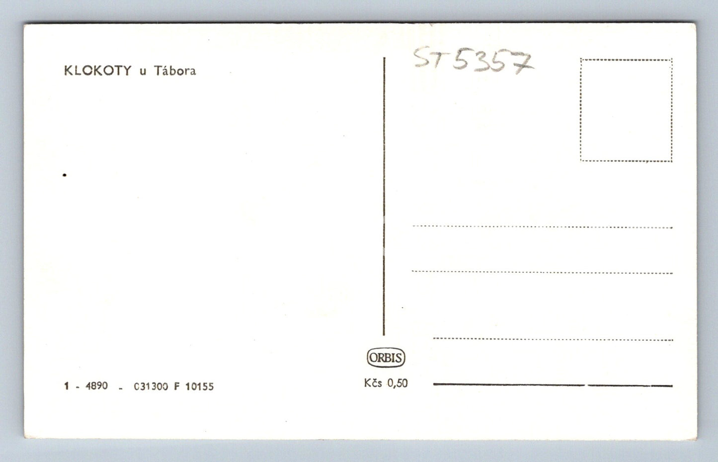 Pohlednice KLOKOTY (ST5357)