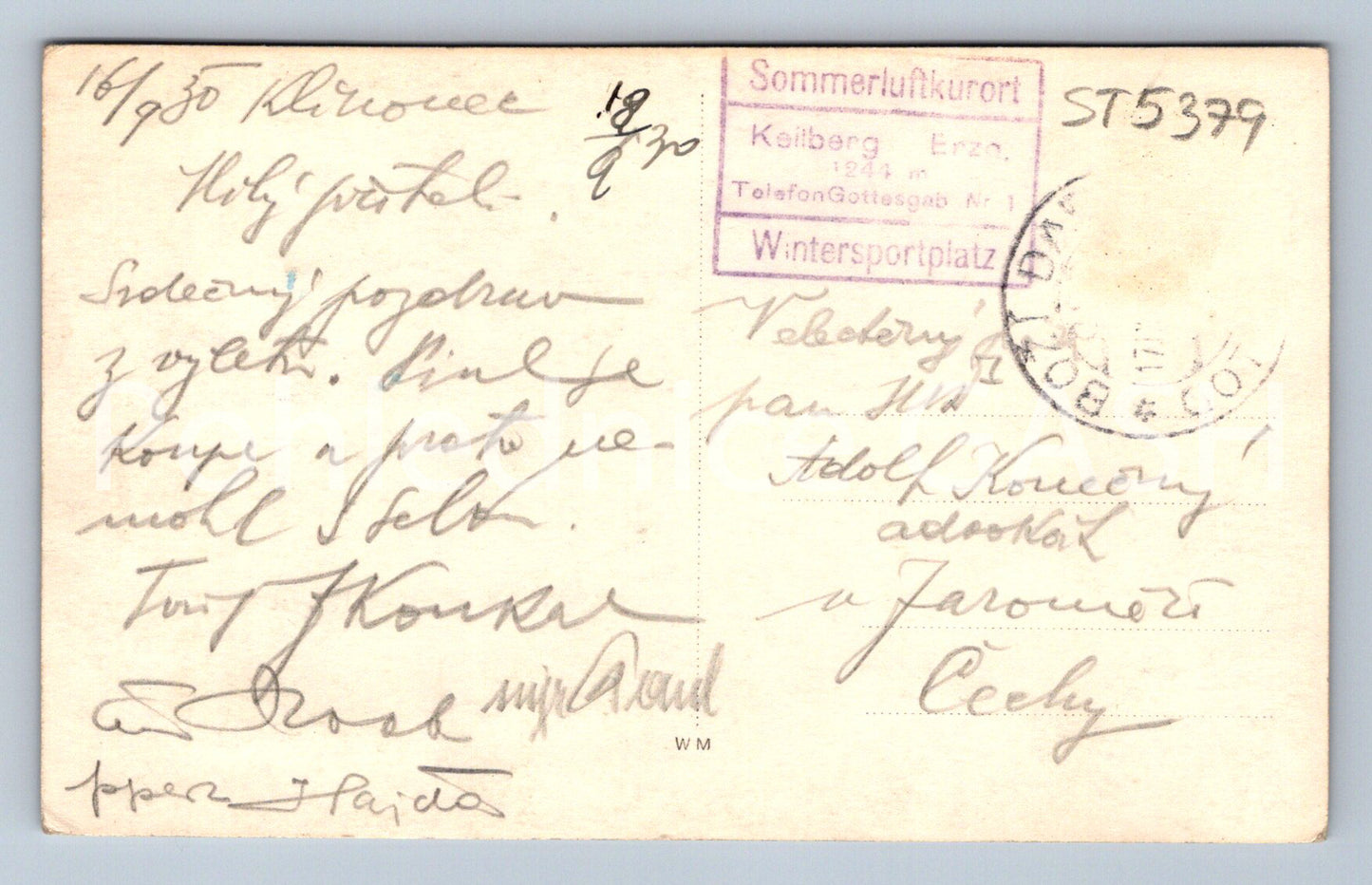 Pohlednice KLÍNOVEC (ST5379)