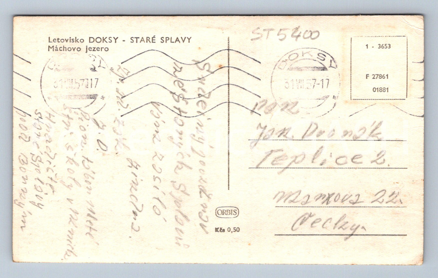 Pohlednice LETOVISKO DOKSY (ST5400)