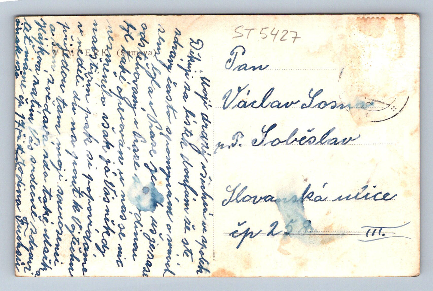 Pohlednice VIMPERK (ST5427)