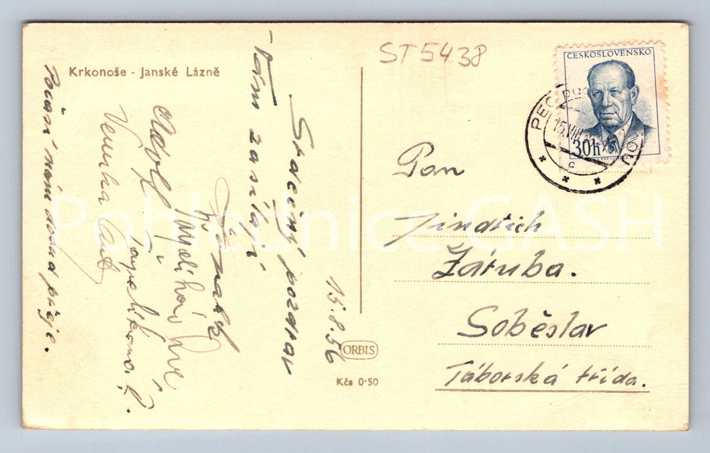 Pohlednice KRKONOŠE (ST5438)