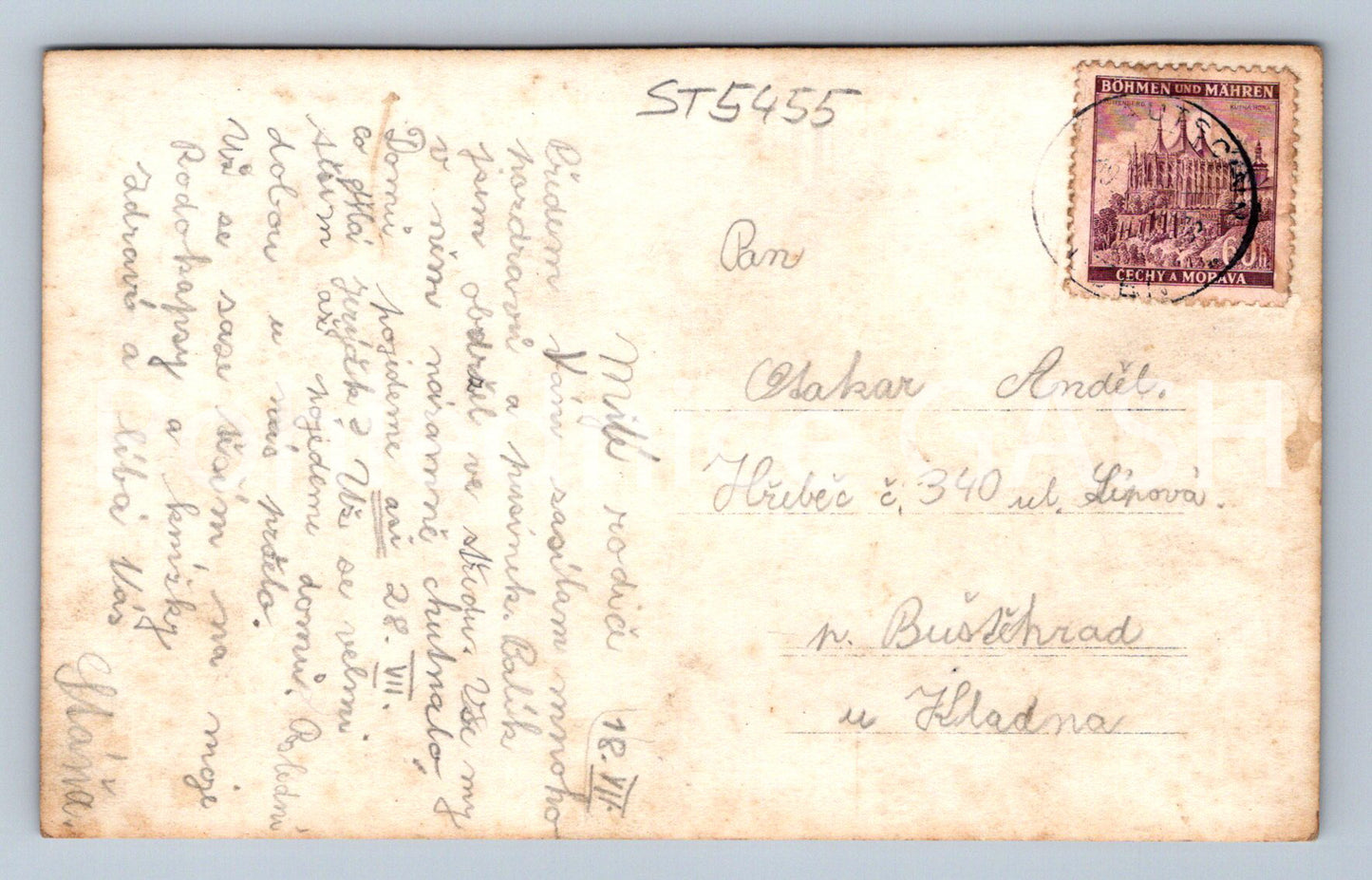 Pohlednice JABLKYNICE (ST5455)