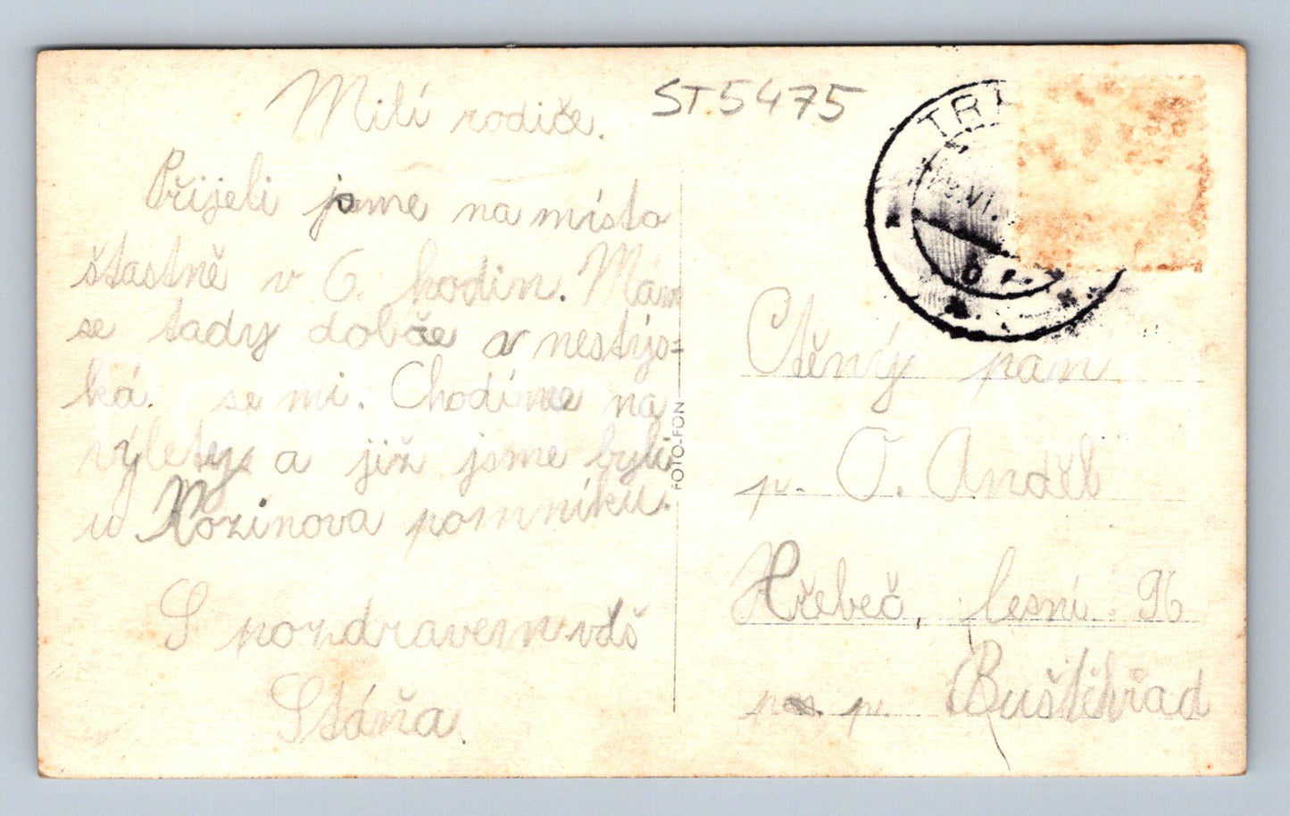 Pohlednice ŠUMAVA CHODSKO (ST5475)