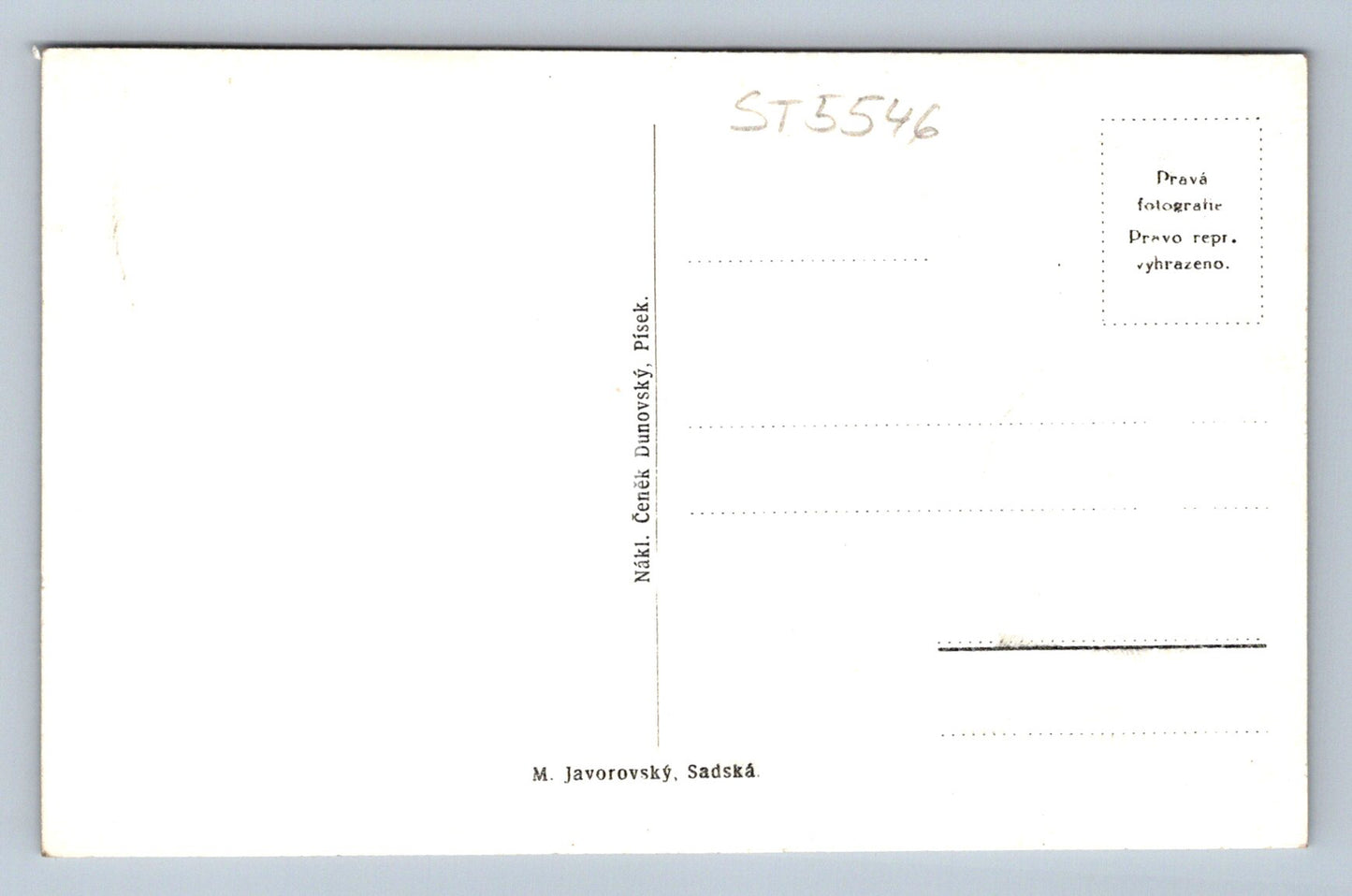 Pohlednice VRÁŽ U PÍSKU - SANATORIUM (ST5546)