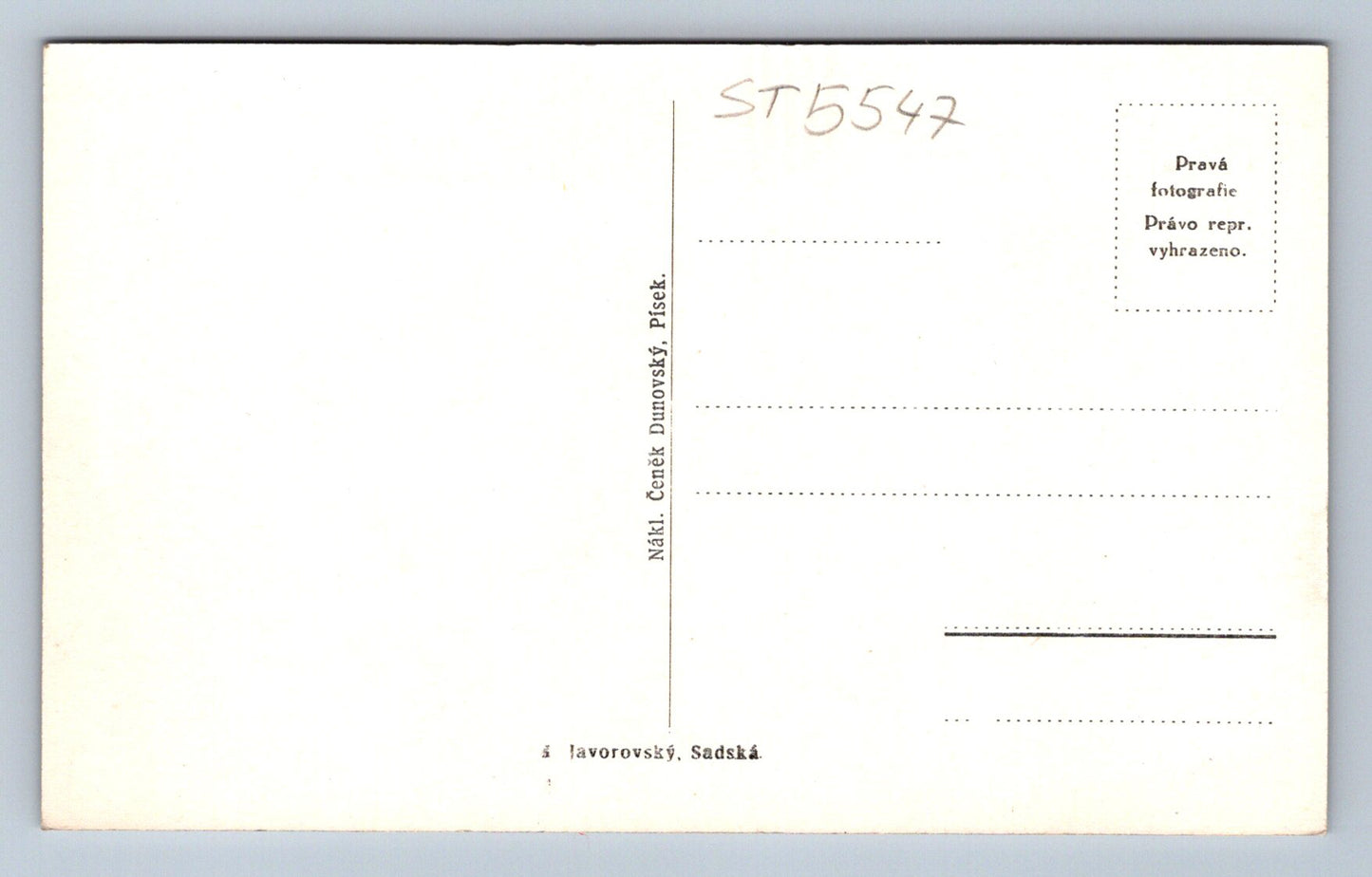 Pohlednice VRÁŽ U PÍSKU - SANATORIUM (ST5547)