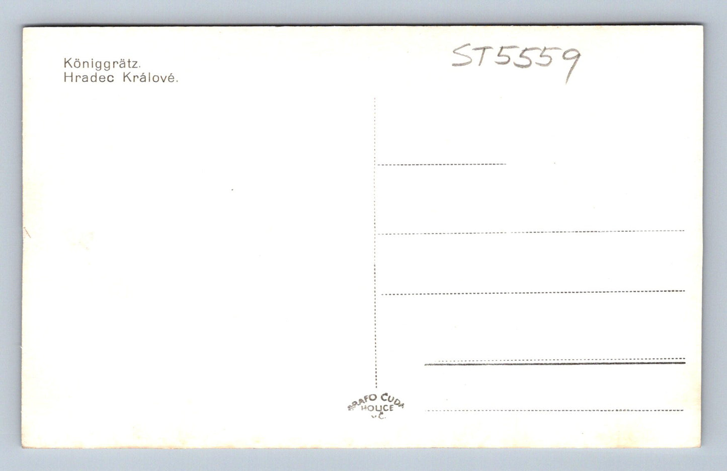 Pohlednice HRADEC KRÁLOVÉ (ST5559)