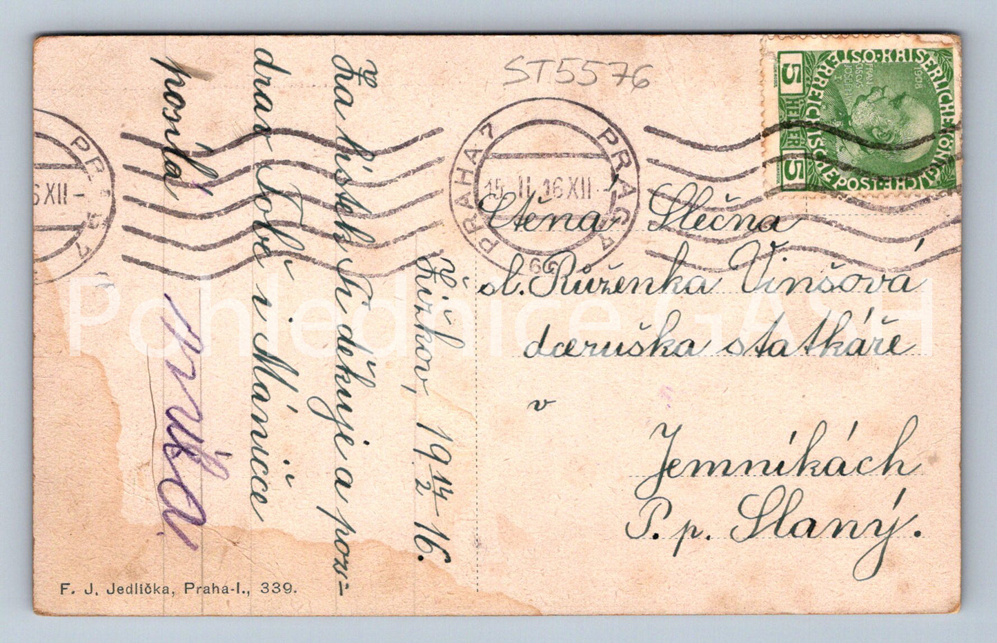 Postcard PRAGUE - CHARLES BRIDGE (ST5576)