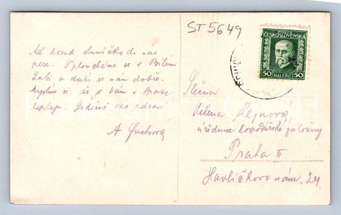 Postcard ST. PETER - RIESENGEBIRGE (ST5649)