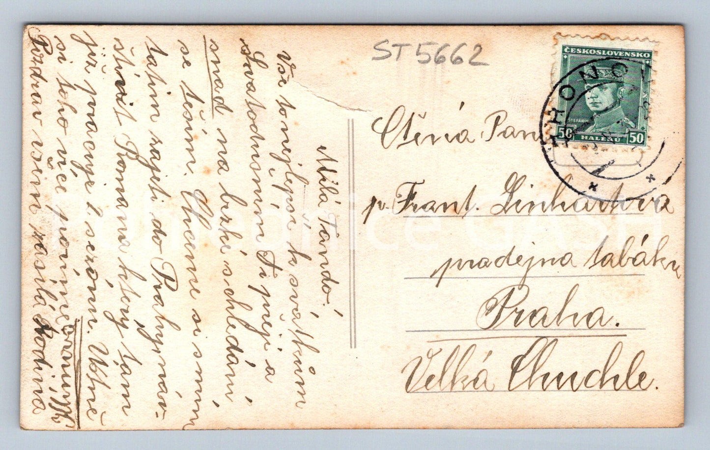 Postcard FALCON (ST5662)