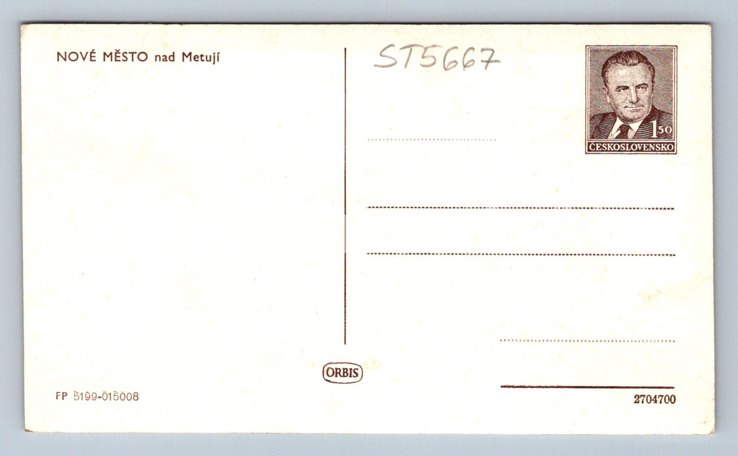 Postcard NEW TOWN OVER METUJI (ST5667)