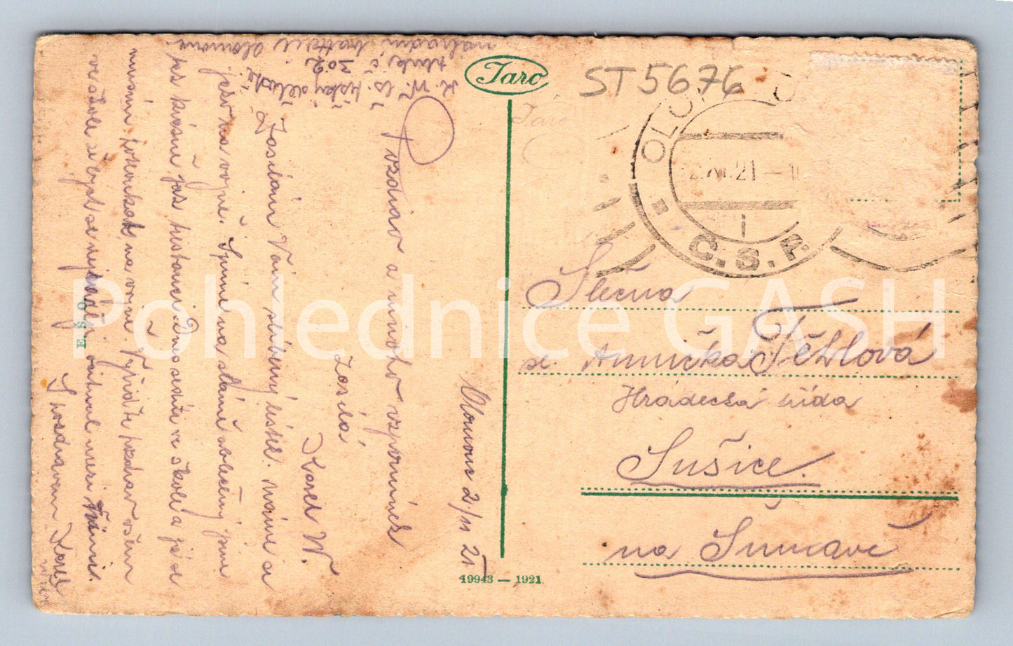 Postcard OLOMOUC (ST5676)