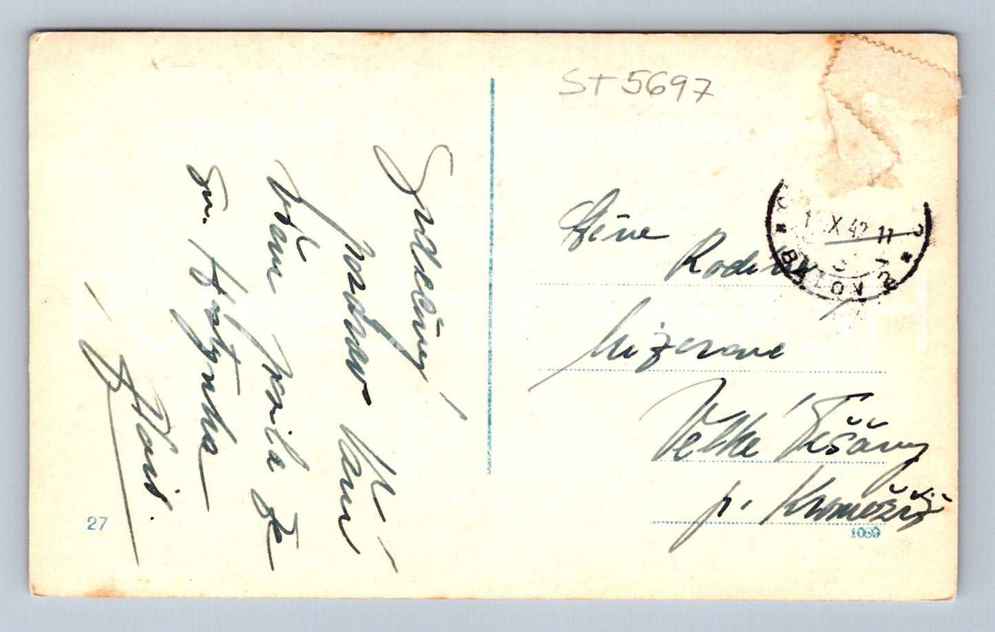 Postcard HOLY FATHER - COLLAGE (ST5697)