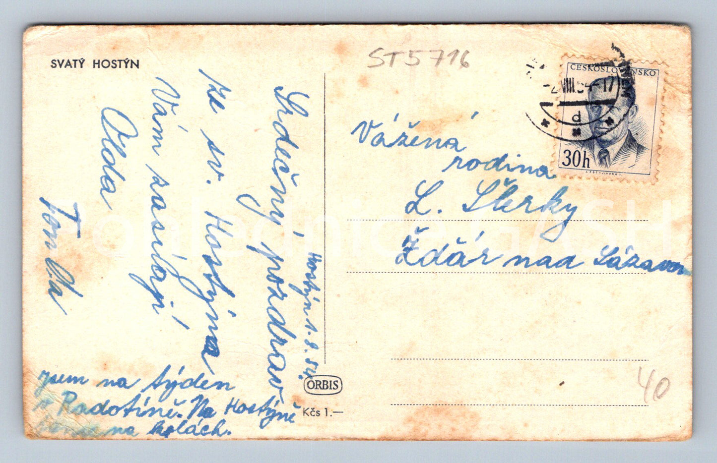 Postcard HOLY FASTING (ST5716)