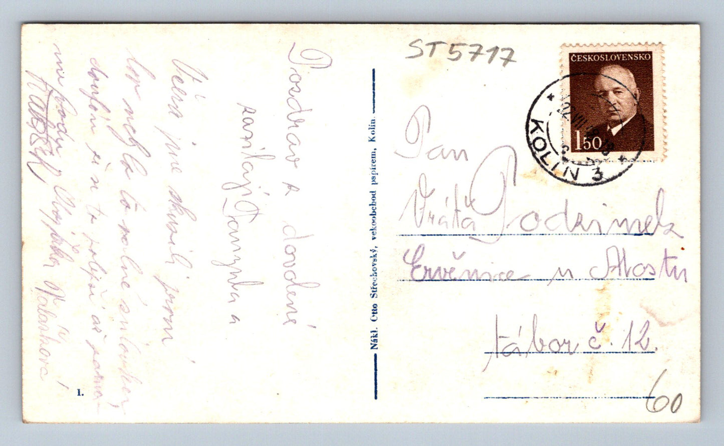 Postcard KOLIN - COLLAGE (ST5717)