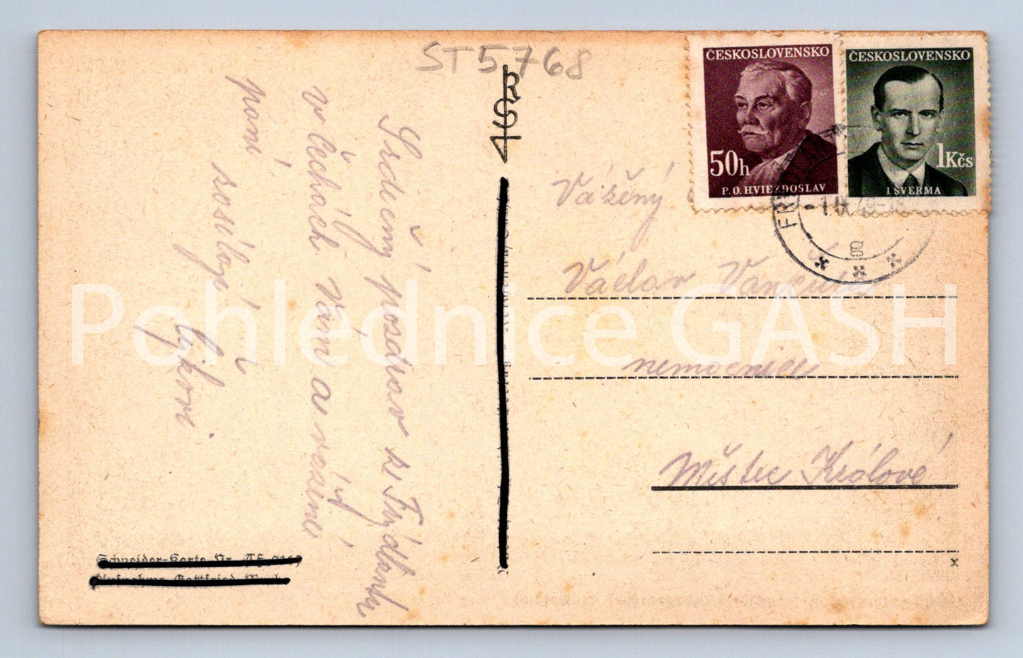 Postcard FRÝDLANT IN BOHEMIA (ST5768)