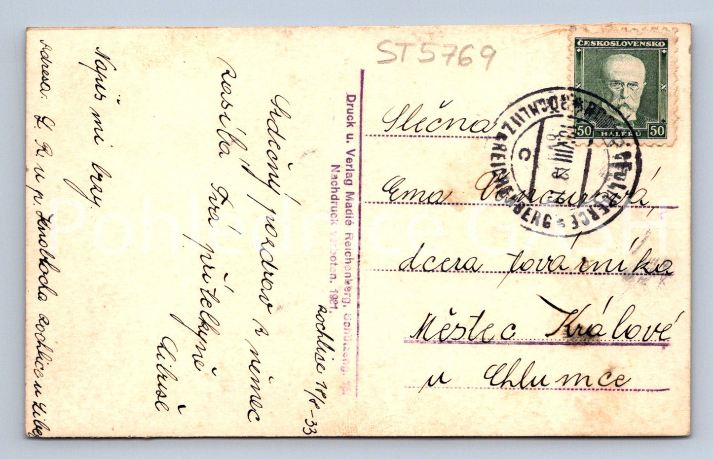 Postcard JESCHKEN 1010 M (ST5769)