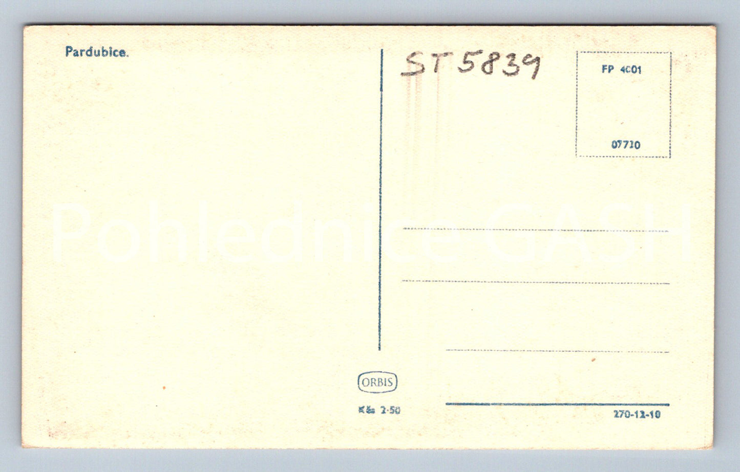 Postcard PARDUBICE (ST5839)