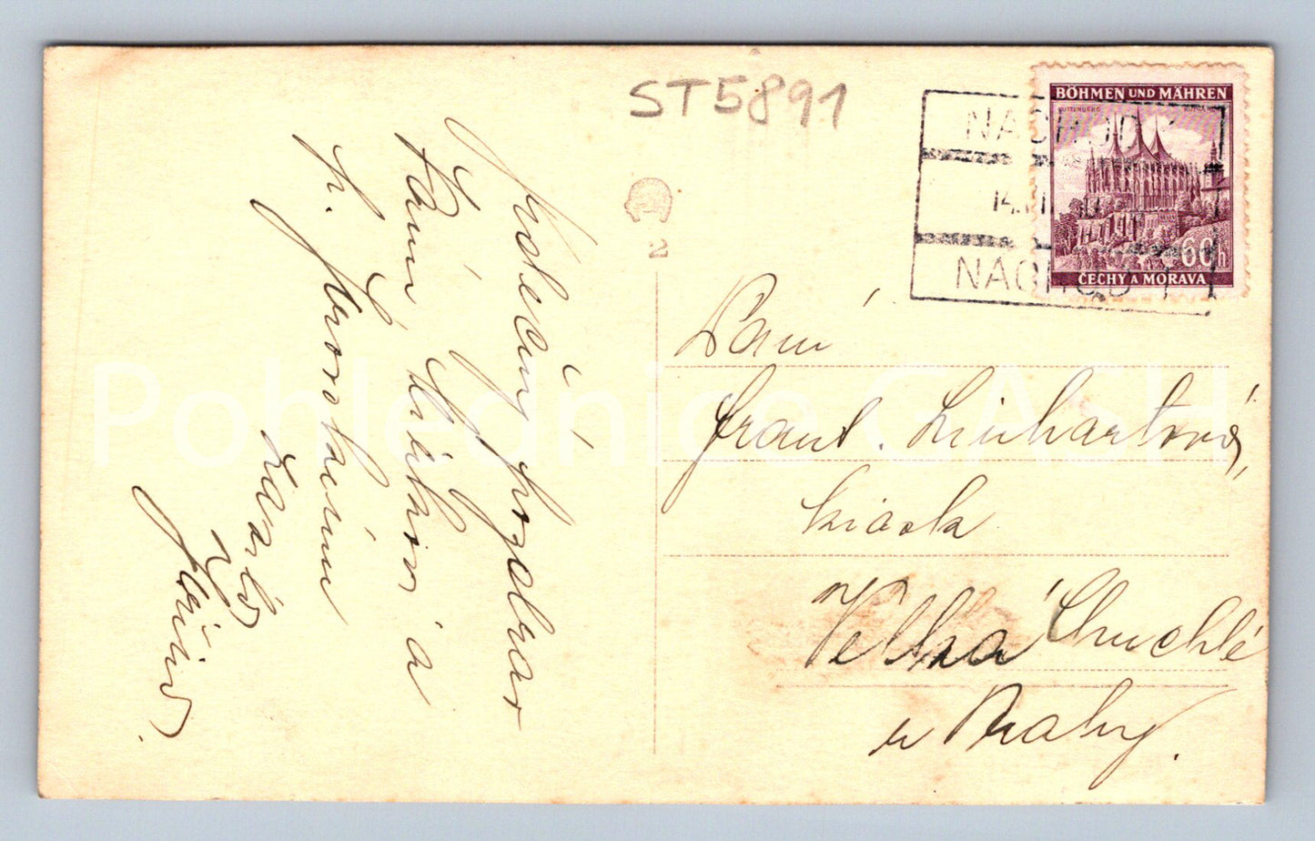 Postcard NÁCHOD (ST5891)