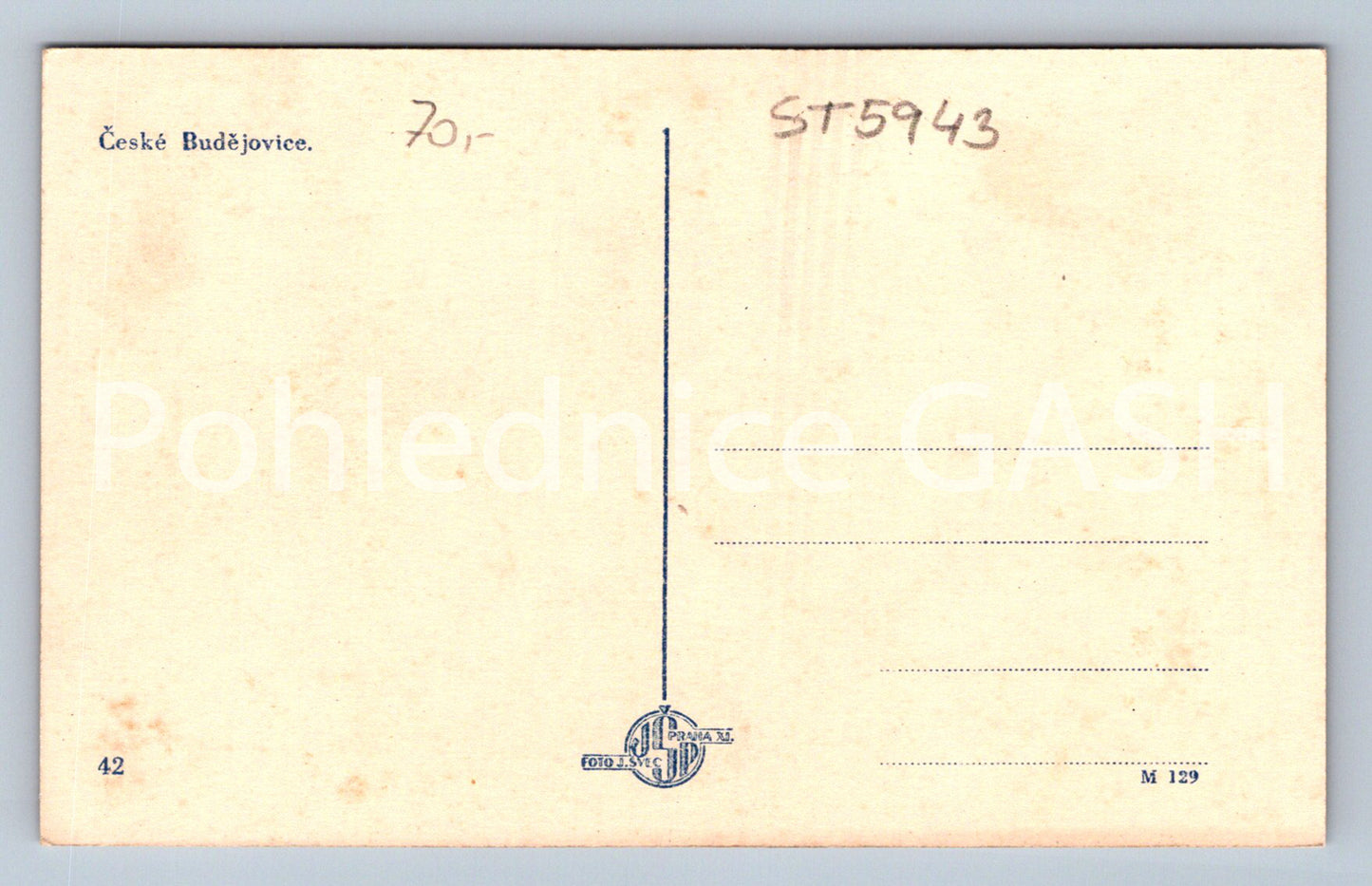 Postcard ČESKÉ BUDĚJOVICE - COLLAGE (ST5943)