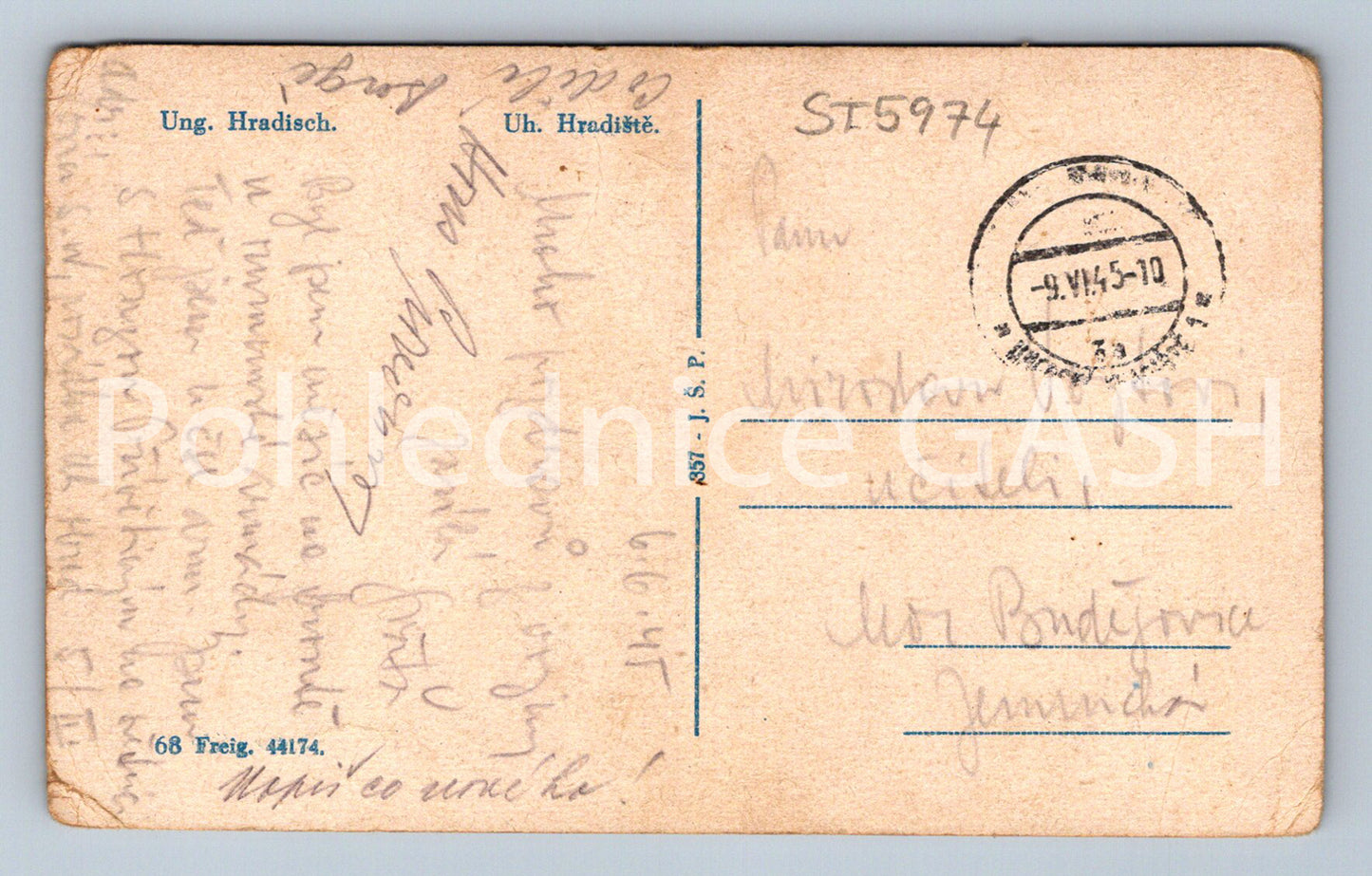 Postcard HUNGARIAN FORTRESS - COLLAGE (ST5974)