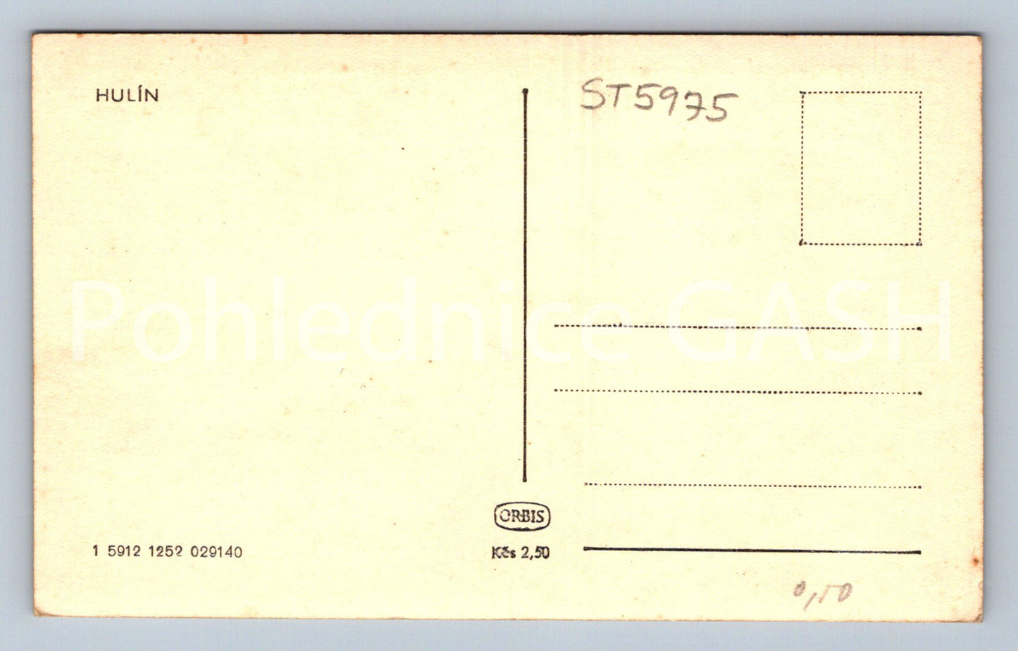Postcard HULÍN (ST5975)
