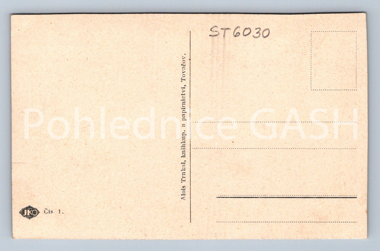 Postcard TOVAČOV (ST6030)
