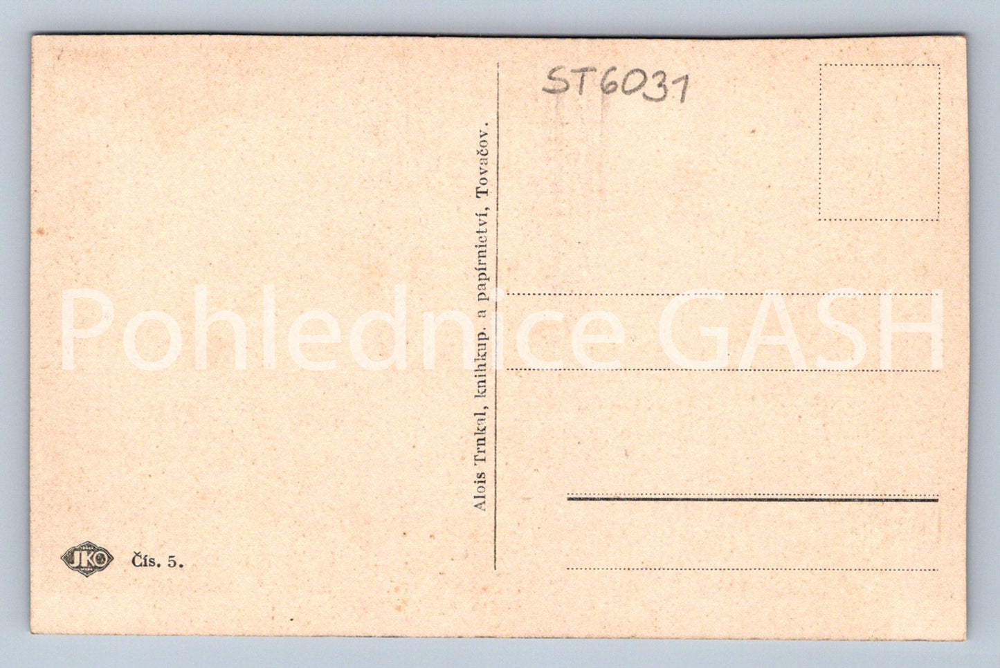 Postcard TOVAČOV (ST6031)