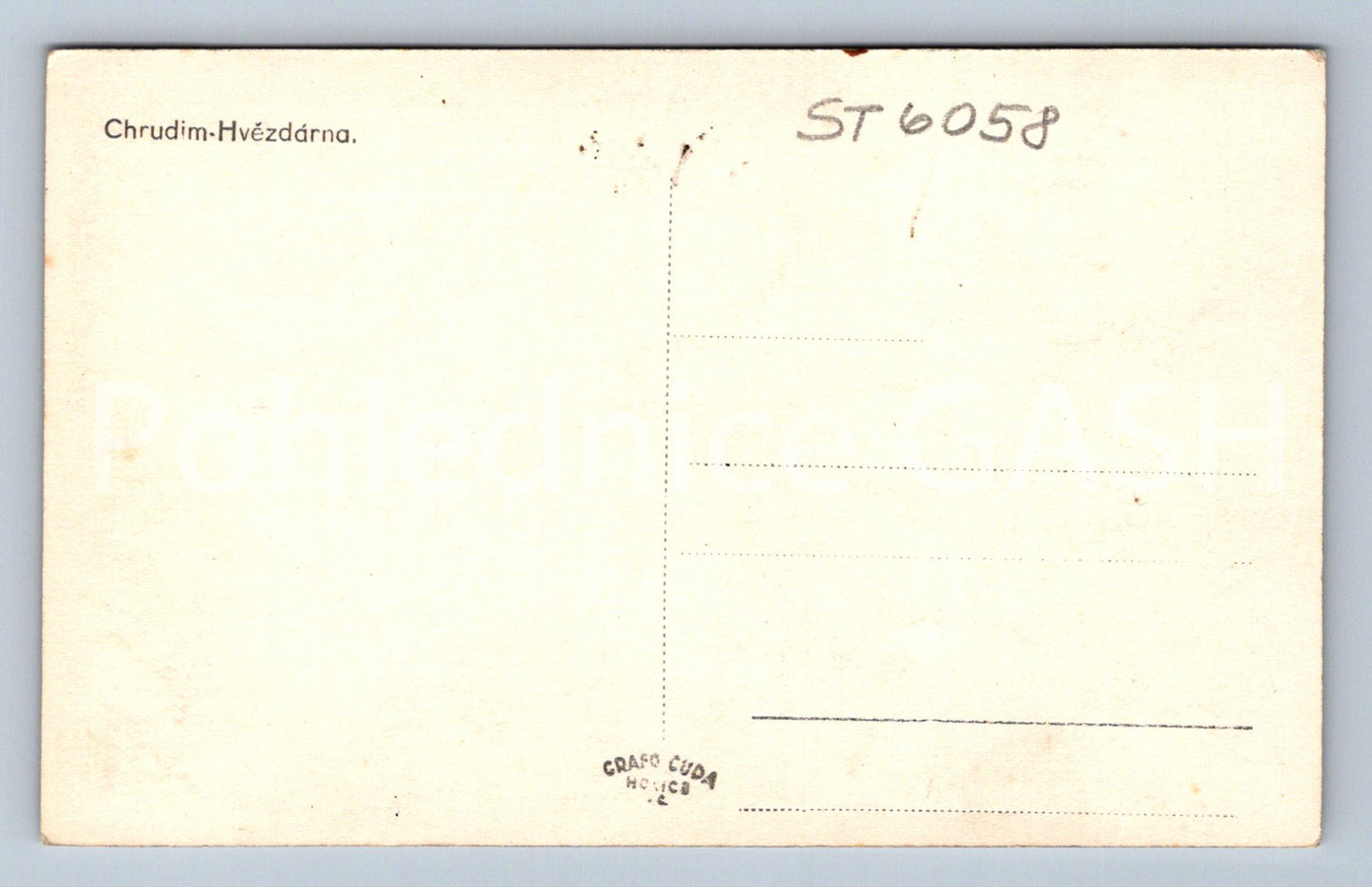 Postcard CHRUDIM - STAR WINE BAR (ST6058)