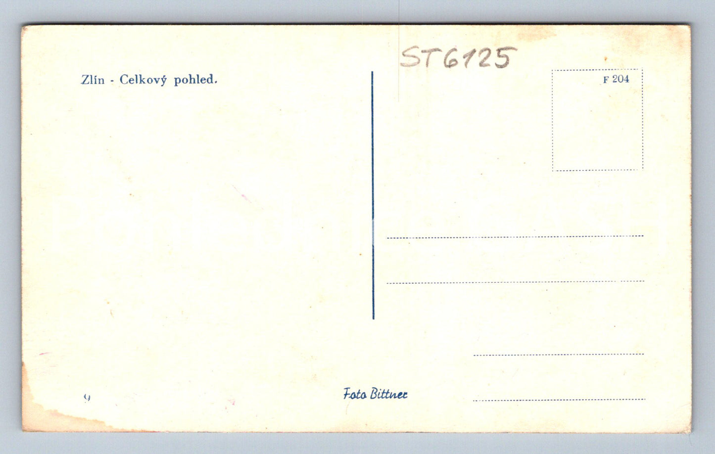 Postcard ZLÍN (ST6125)