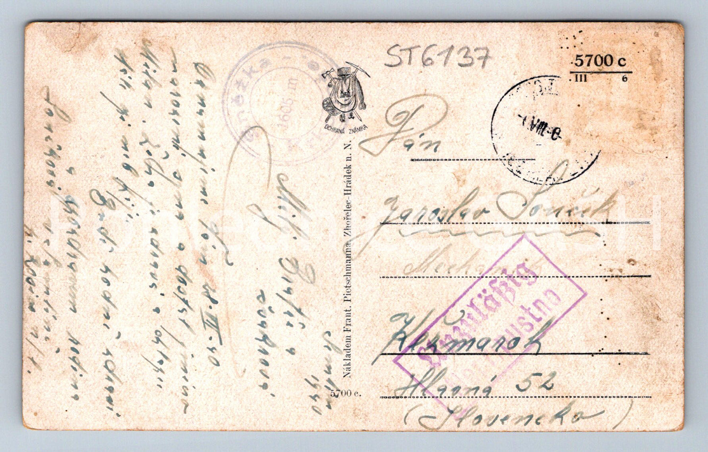 Postcard KRKONOSE - SNOW WHITE (ST6137)