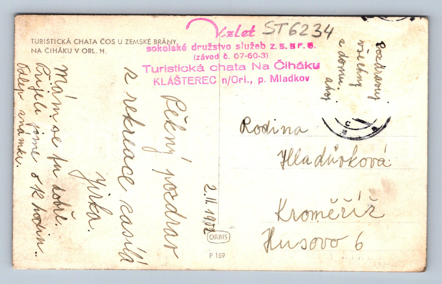 Postcard ON THE LIE IN THE EAGLE MOUNTAINS (ST6234)