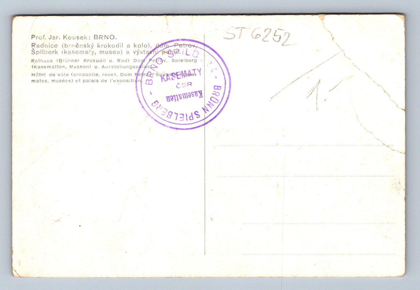 Postcard BRNO - COLOR COLLAGE (ST6252)