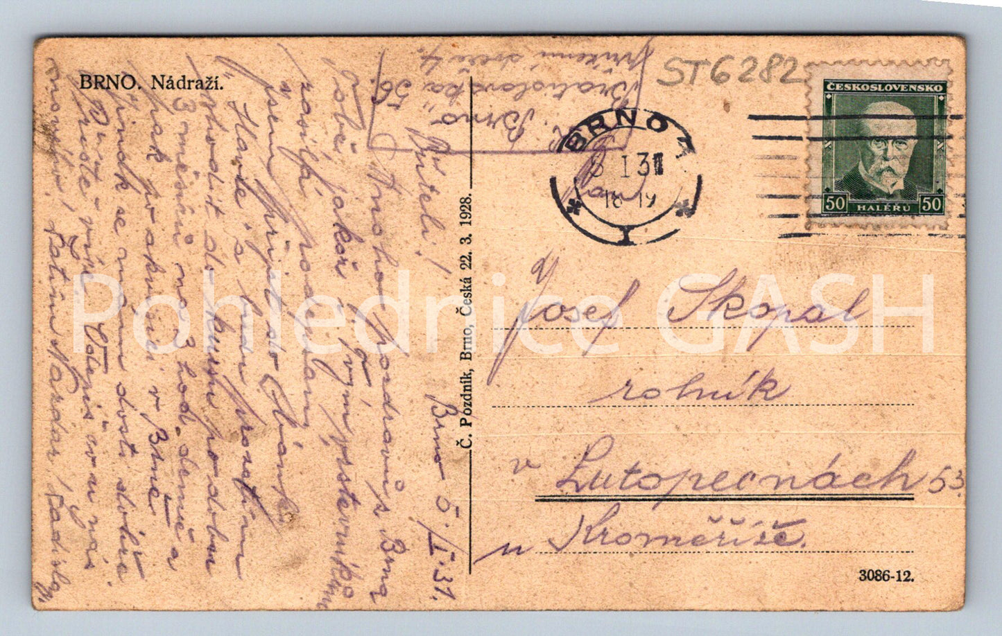 Postcard BRNO (ST6282)