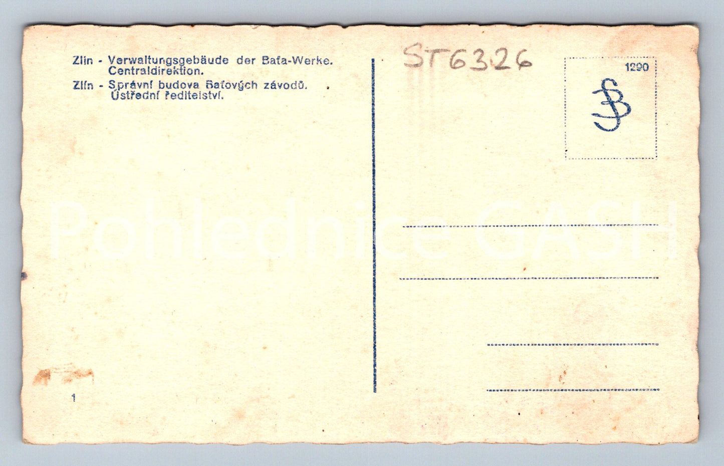 Postcard ZLÍN (ST6326)