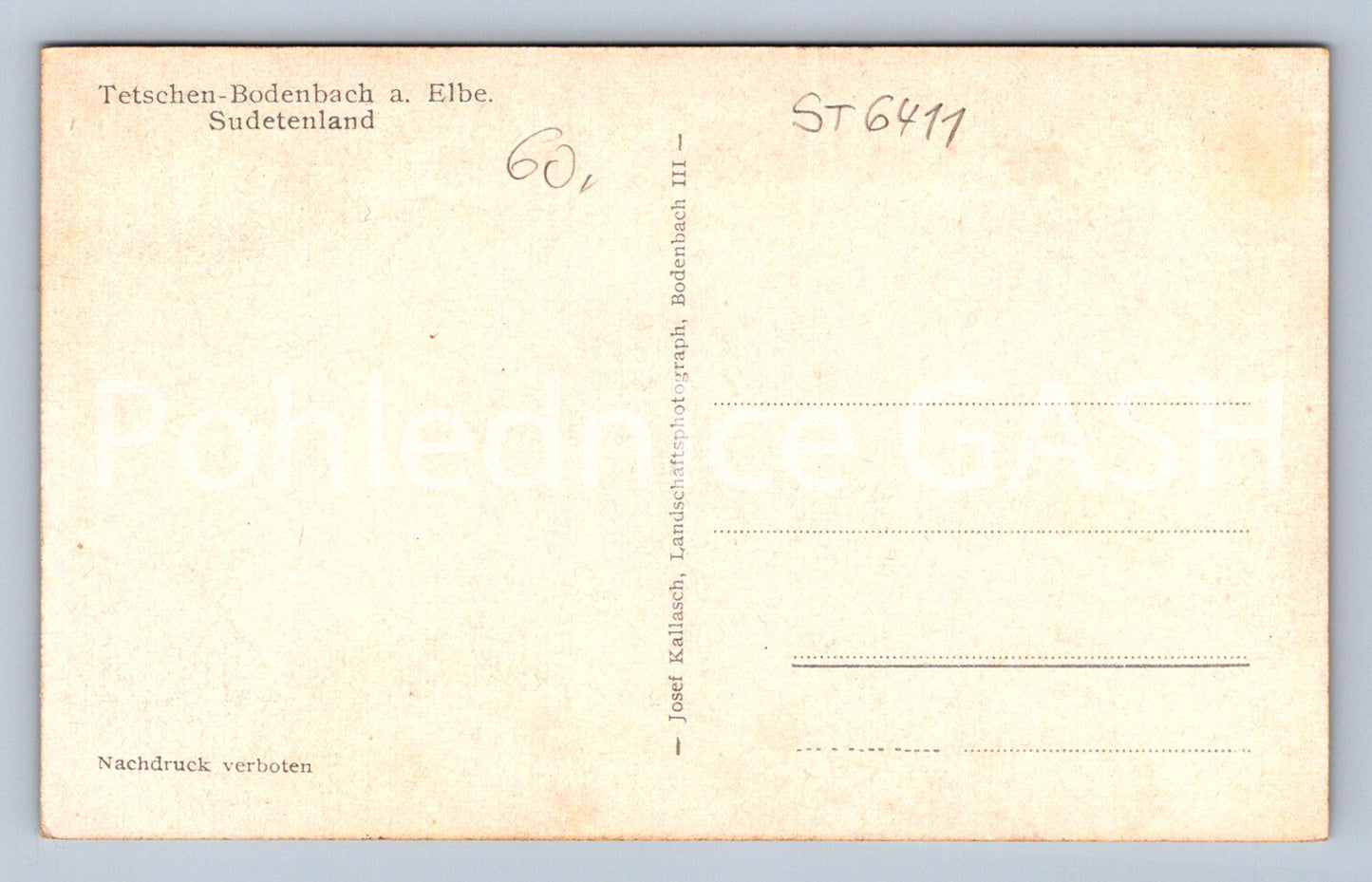Postcard SUDETENLAND (ST6411)