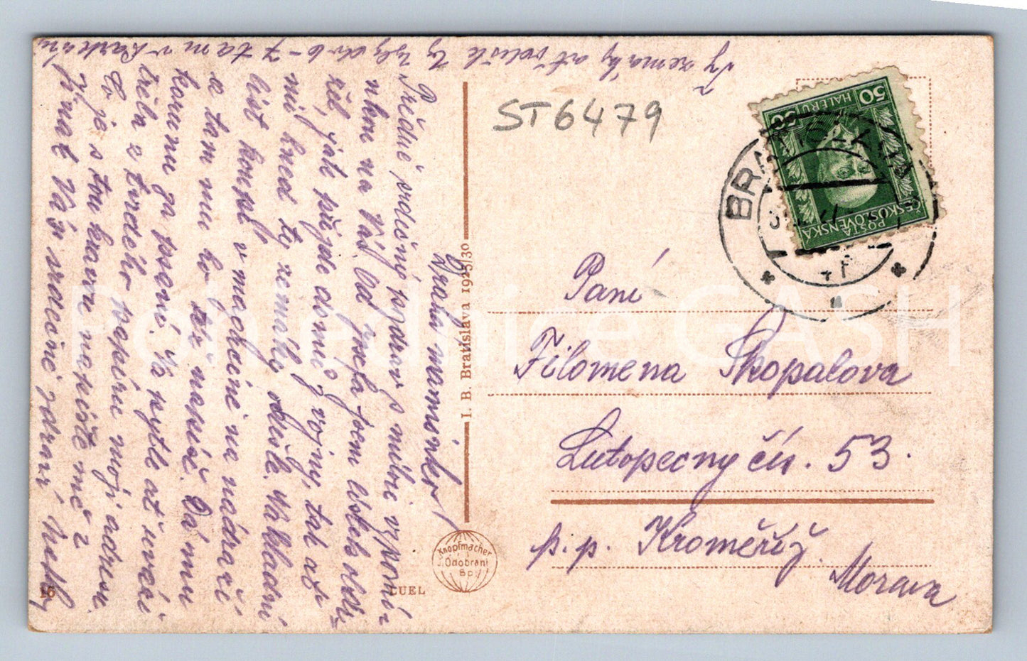 Postcard BRATISLAVA (ST6479)