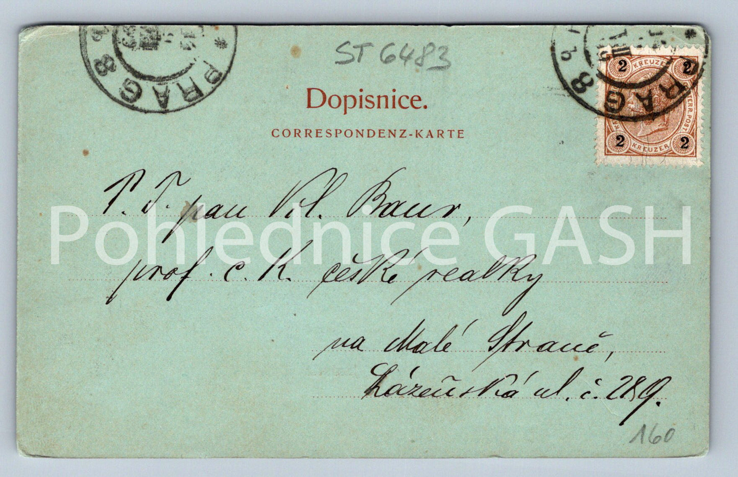 Postcard JAROMĚŘ (ST6483)