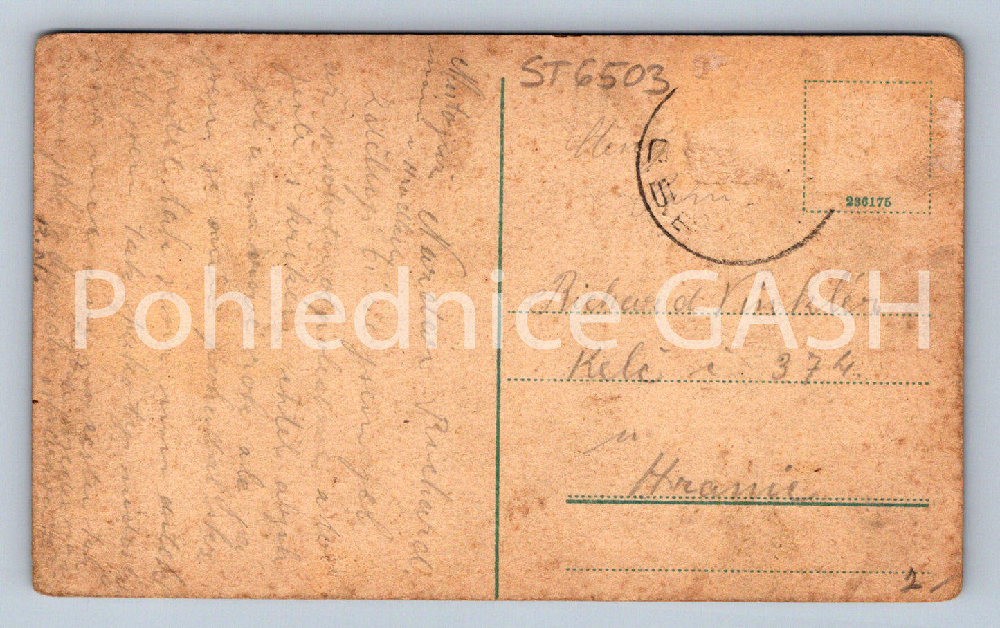 Postcard BOJKOVICE CASTLE SVĚTLOV (ST6503)